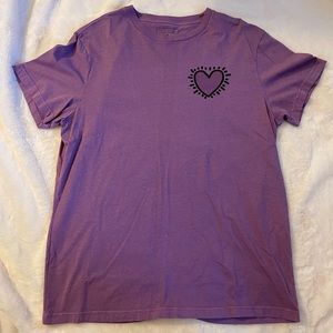 American Eagle X Keith Haring collab rare purple shirt size L